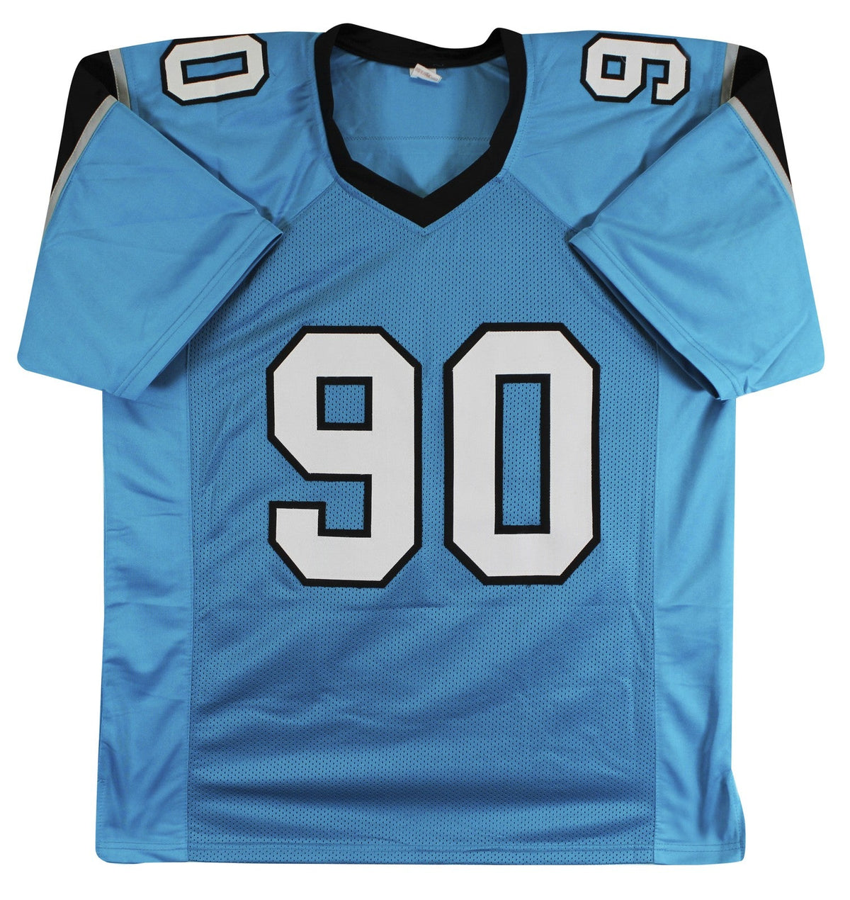 Julius Peppers "HOF 2024, 2002 DROY" Signed Teal Pro Style Jersey BAS Witnessed