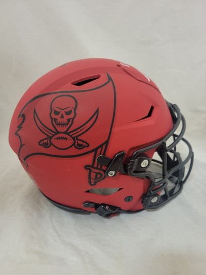 MIKE EVANS & BAKER MAYFIELD SIGNED TAMPA BAY BUCCANEERS RAVE SPEEDFLEX HELMET