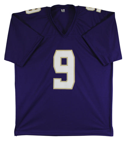 Washington Michael Penix Jr. Signed Purple Pro Style Jersey BAS Witnessed 2