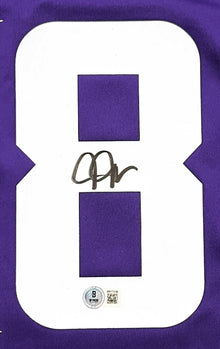 Justin Jefferson Minnesota Vikings Signed Purple Nike Game Jersey BAS Beckett