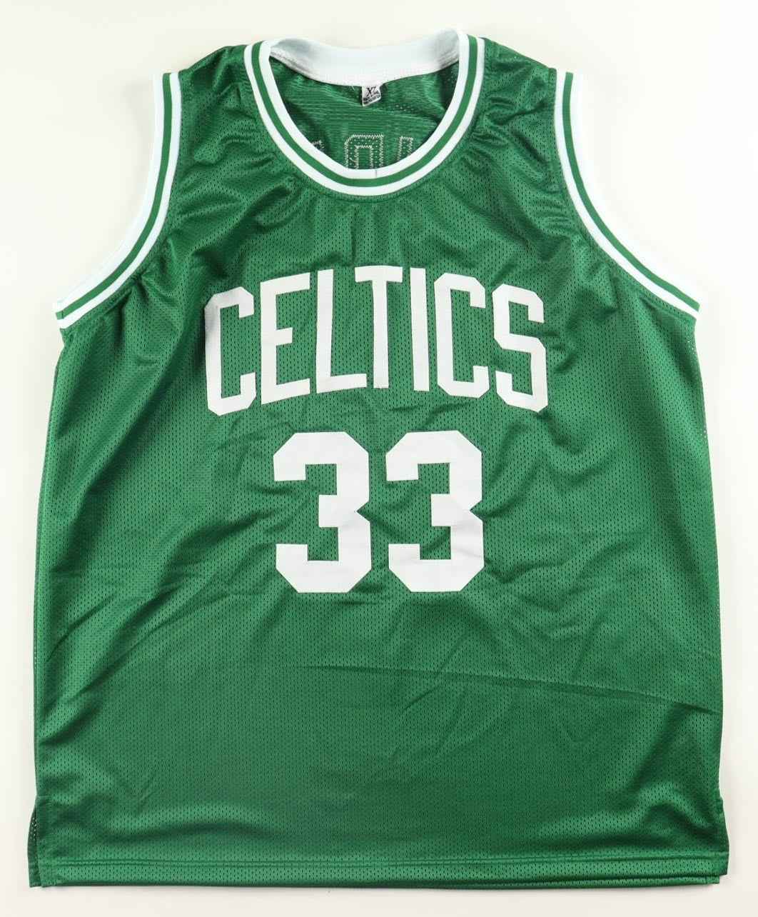 Larry Bird Signed Boston Celtics Jersey (Playball Ink Holo) 12xAll Star Forward