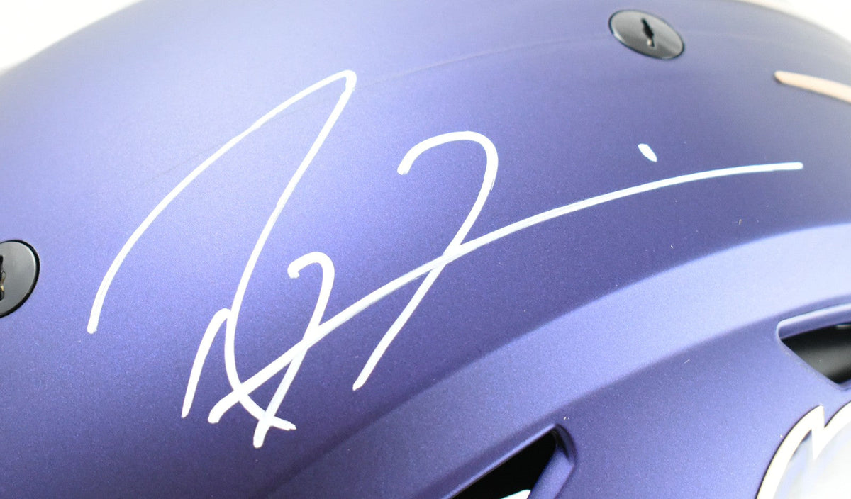 Ray Lewis Autographed Ravens F/S Alt 2024 SpeedFlex Helmet - Beckett W Hologram