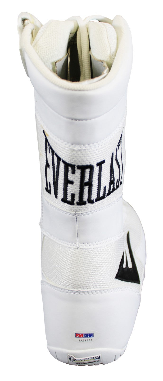 Muhammad Ali Signed White Everlast Boxing Shoe Size 11.5 Auto 10! PSA #4A54355