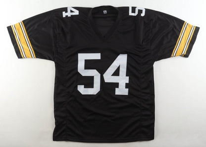 Jay Hilgenberg Signed Iowa Hawkeyes Jersey (Beckett) Bears Super Bowl XX Champ