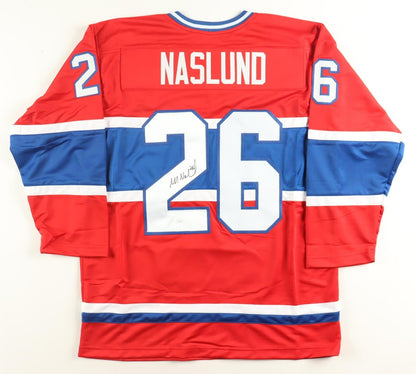 Markus Naslund Signed Montreal Canadiens Jersey (JSA COA) 5xAll Star / Left Wing