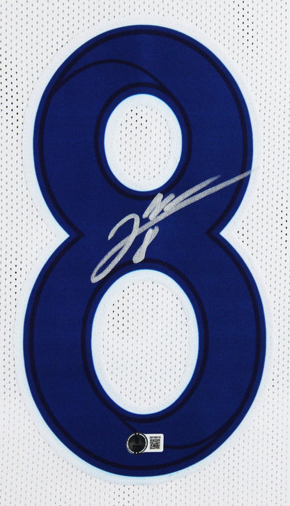 Jared Verse Authentic Signed White Pro Style Framed Jersey BAS Witnessed