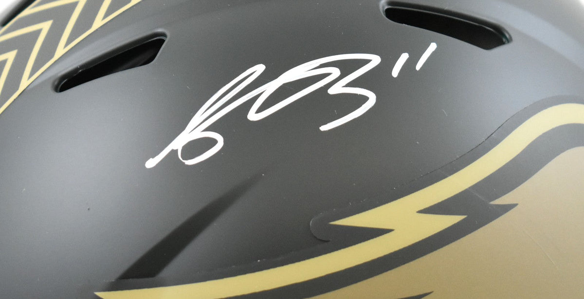 A.J. Brown Signed Eagles F/S Salute 2025 Speed Authentic Helmet - Beckett W Holo