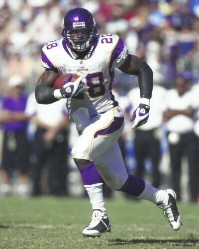Adrian Peterson Signed Minnesota Vikings 35"x43" Framed Jersey (Beckett) RB