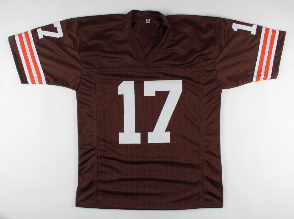 Brian Sipe Signed Cleveland Browns Jersey (Beckett) Browns Quarteback 1974-1983