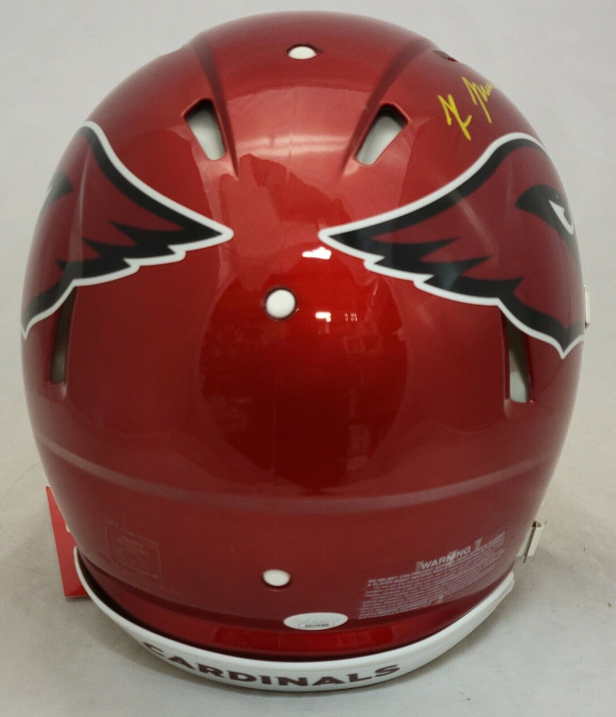 RONDALE MOORE SIGNED ARIZONA CARDINALS FS FLASH SPEED REPLICA HELMET BECKETT