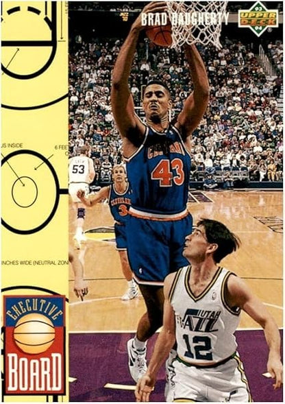 Brad Daugherty Signed Cleveland Cavaliers Jersey (JSA) 1986 #1 Overall Draft Pck