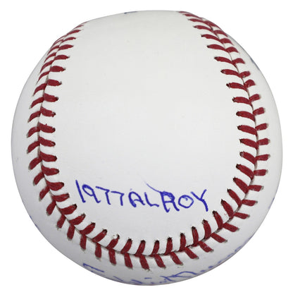 Orioles Eddie Murray "Career Stat" Signed Manfred Oml Baseball BAS Witnessed