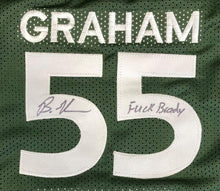 Brandon Graham & Milton Williams Signed Jersey Inscribed "F*** Brady & Mahomes"