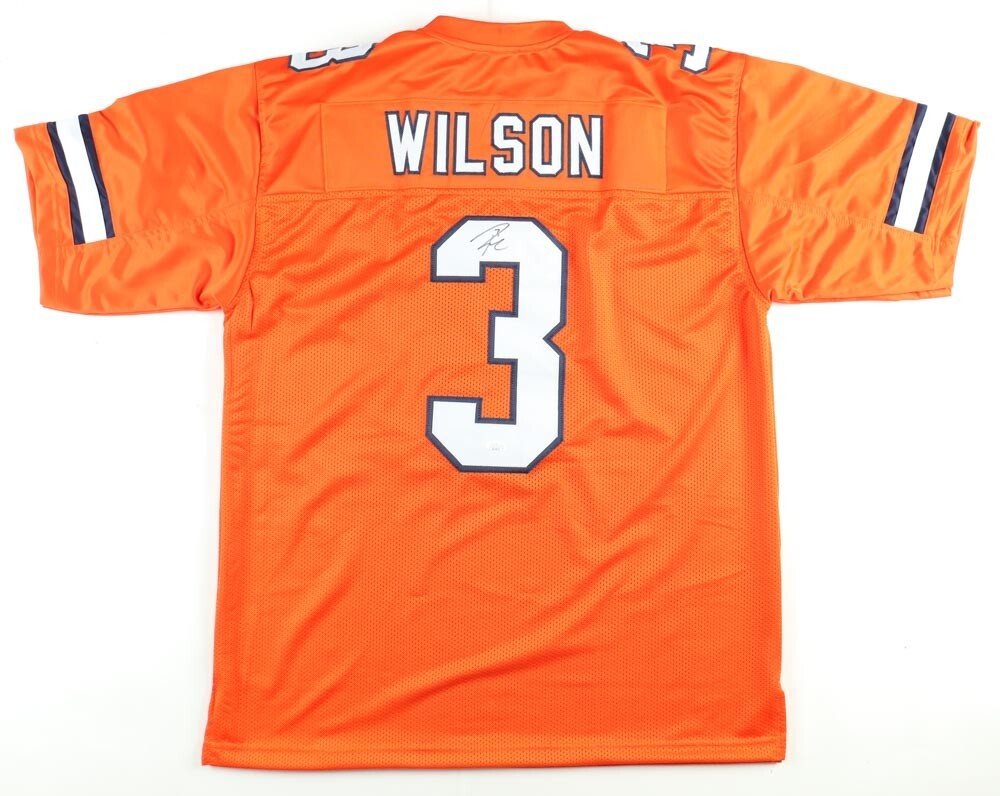 Russell Wilson Signed Denver Broncos Jersey (JSA COA) 9xPro Bowl Quarterback
