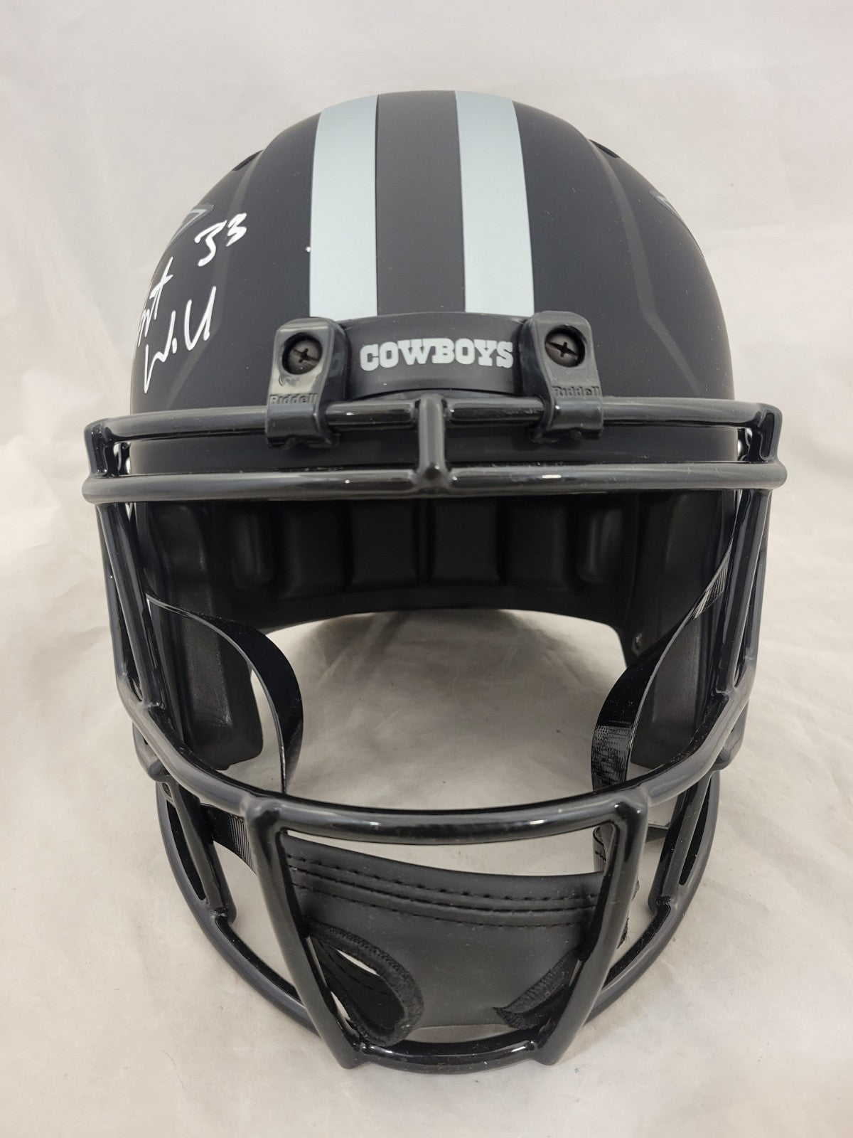 JAVONTE WILLIAMS SIGNED DALLAS COWBOYS F/S ECLIPSE SPEED REPLICA HELMET BECKETT