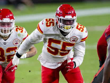 Frank Clark, Damien Wilson & Bashaud Breeland Signed Chiefs Jersey (Beckett)