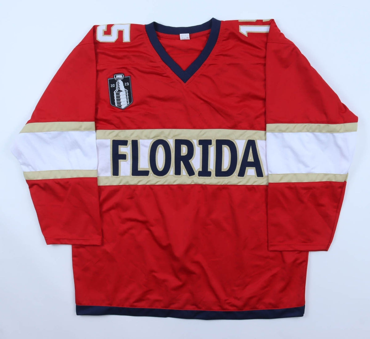 Anton Lunde Signed Florida Panthers Jersey (Beckett) 2xStanley Cup Champ 24 & 25