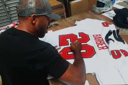 Ronde Barber Signed Tampa Bay Buccaneers Creamsicle Jersey (JSA QR & Radtke)