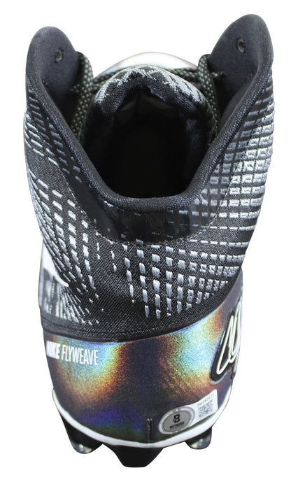 Lions Calvin Johnson Signed Signature Series Left Football Cleat BAS Witnessed