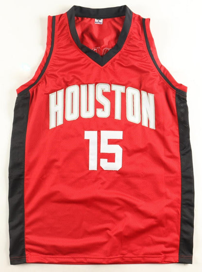 Reed Sheppard Signed Houston Rockets Jersey (Beckett COA) 2024 #3 Overall Pick