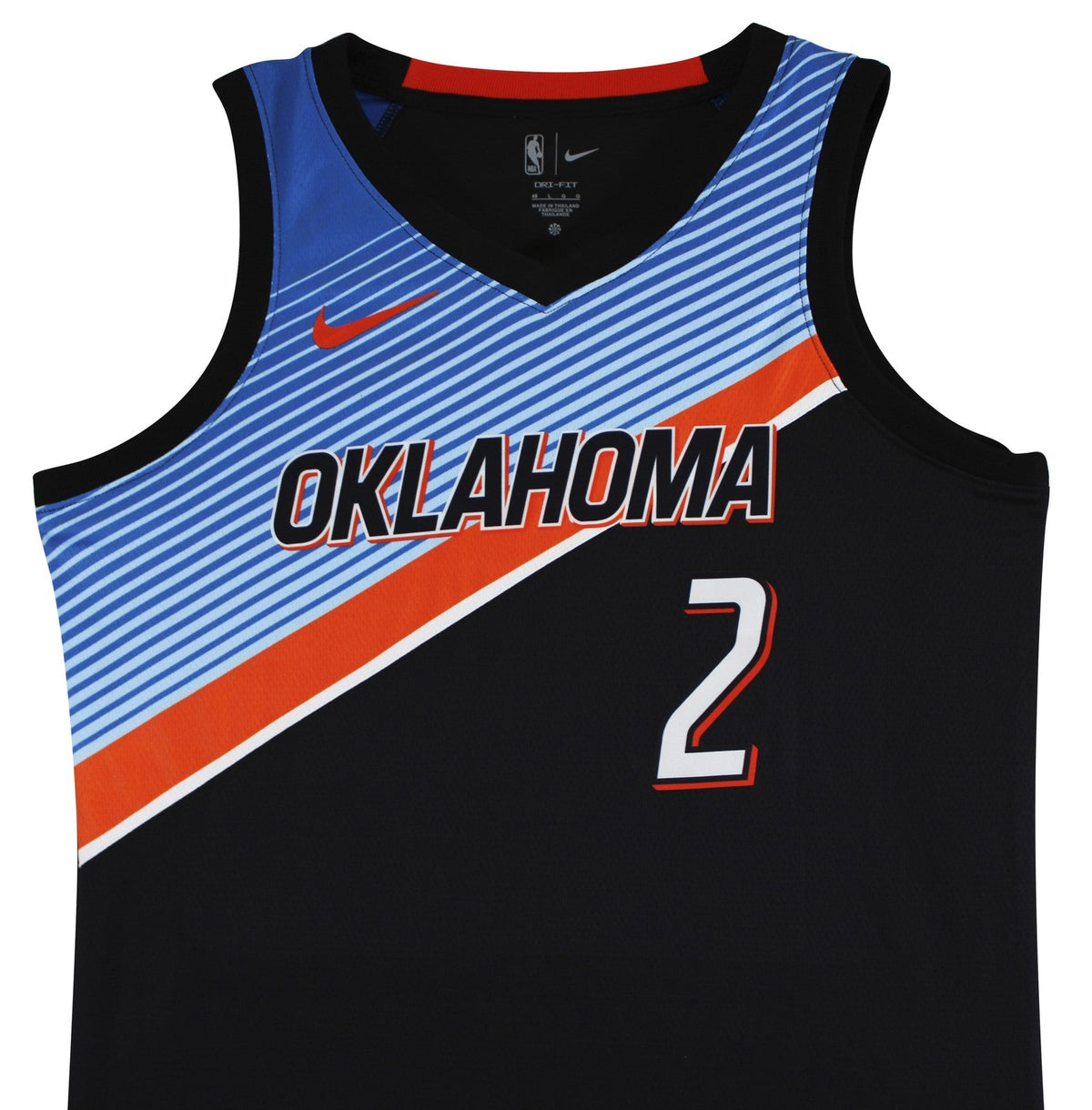 Thunder Shai Gilgeous-Alexander Signed Black Nike Swingman Jersey JSA #CD42286