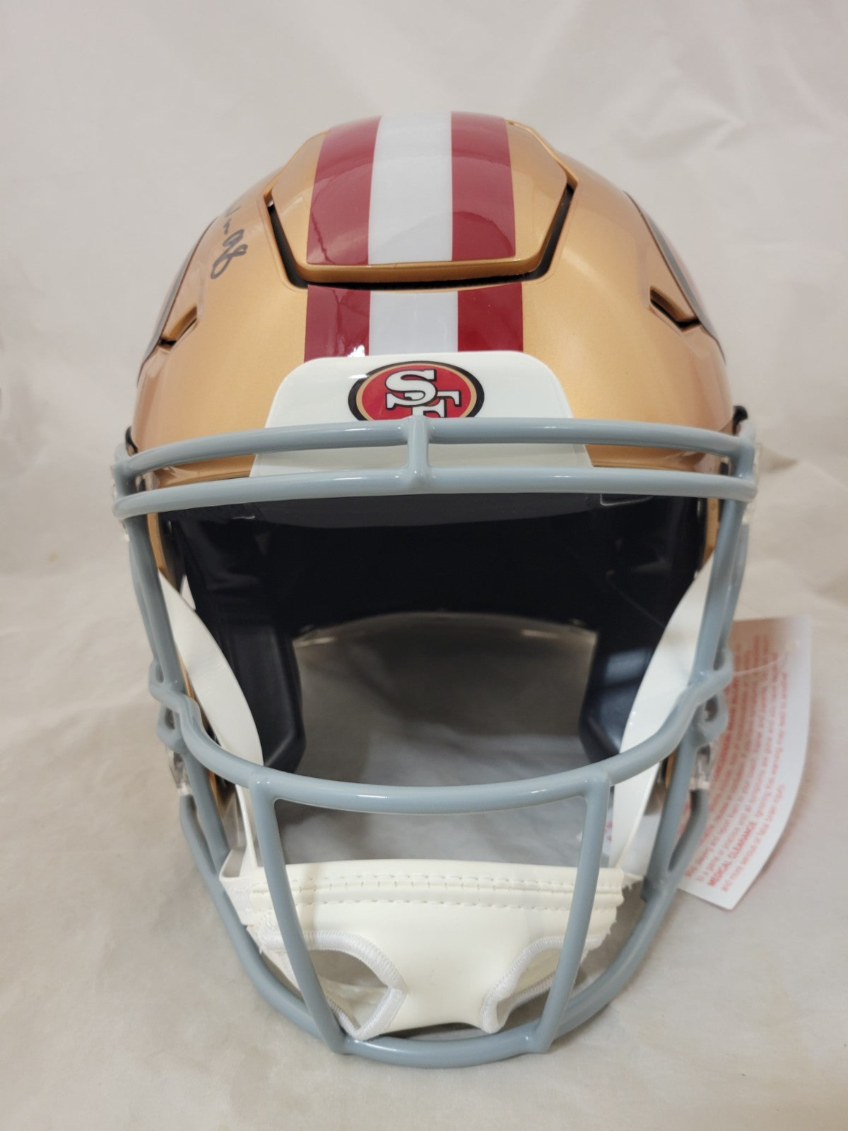 MYKEL WILLIAMS SIGNED SAN FRANCISCO 49ERS SPEEDFLEX AUTHENTIC HELMET BECKETT QR