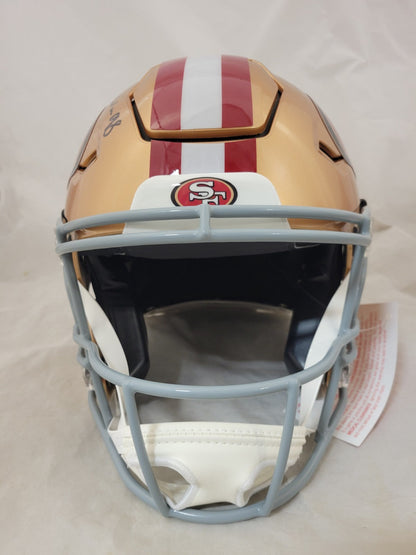 MYKEL WILLIAMS SIGNED SAN FRANCISCO 49ERS SPEEDFLEX AUTHENTIC HELMET BECKETT QR