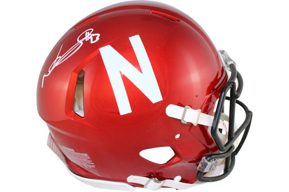 Ndamukong Suh Signed Nebraska Cornhuskers Authentic Flash Helmet Beckett 52772